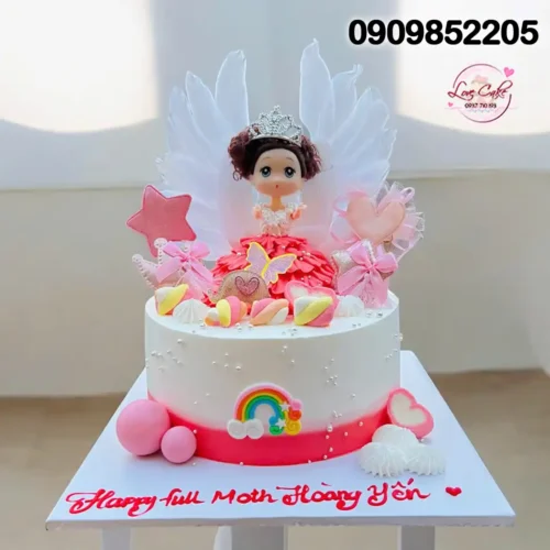 Bánh đầy tháng bé gái